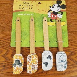 Mickey Mouse Mini Spatula Set Disney 8" Set of 4